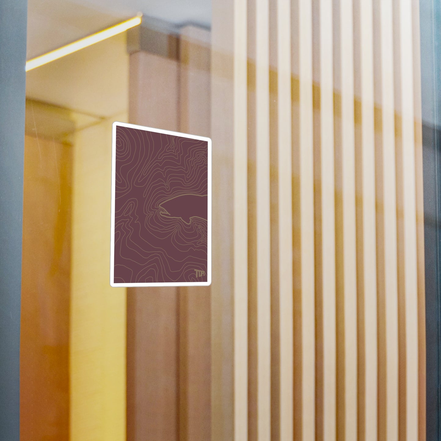 Dark Brown Vinyl Decal