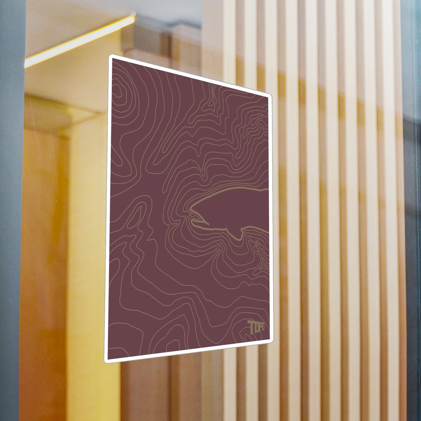 Dark Brown Vinyl Decal