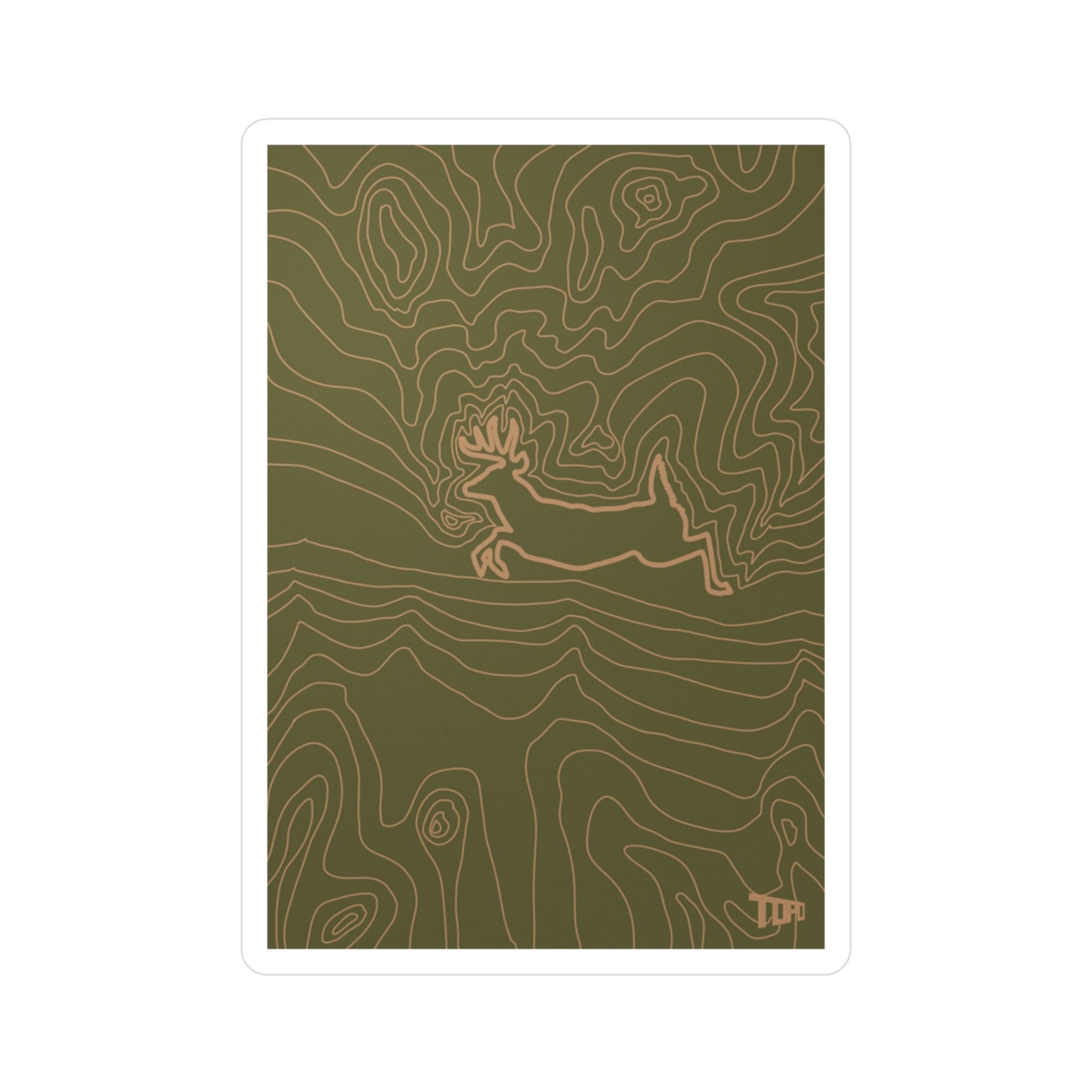 Jump like a Deer Vinyl Decal