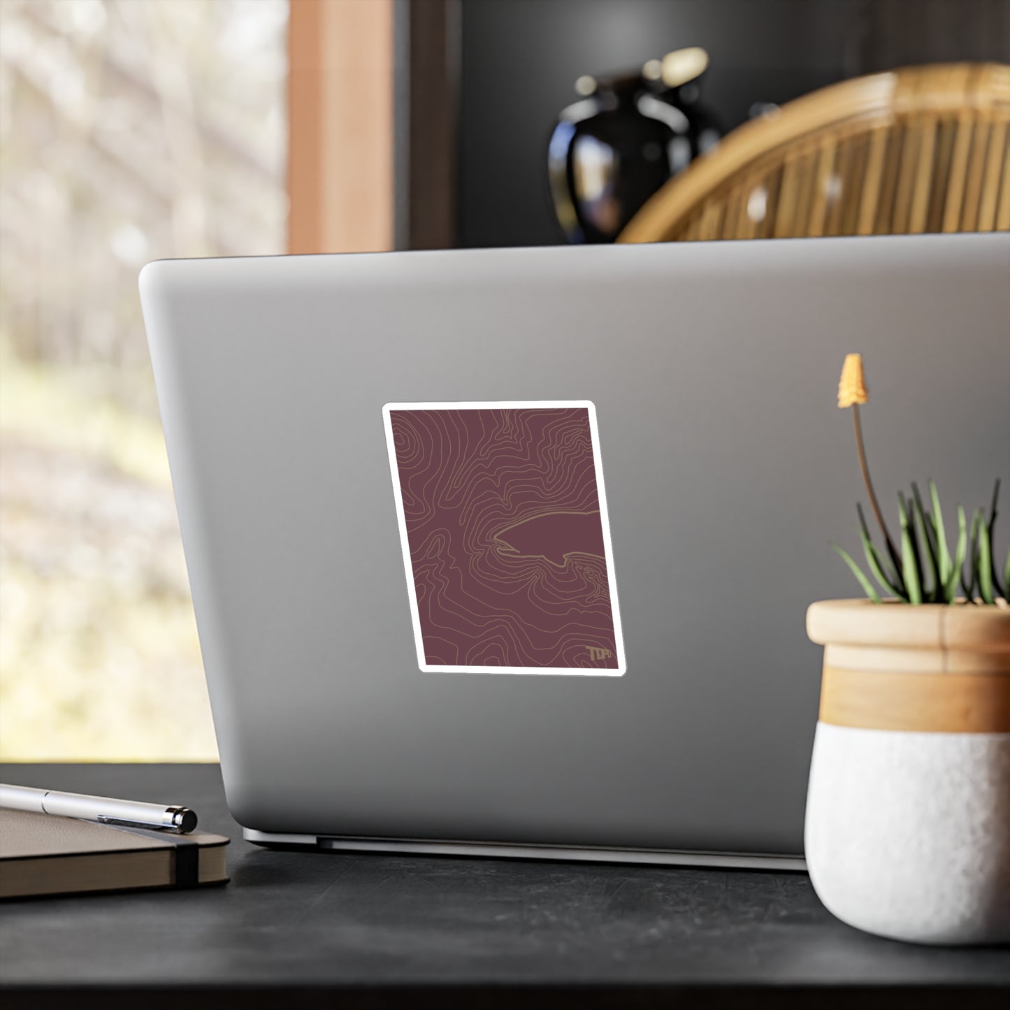 Dark Brown Vinyl Decal