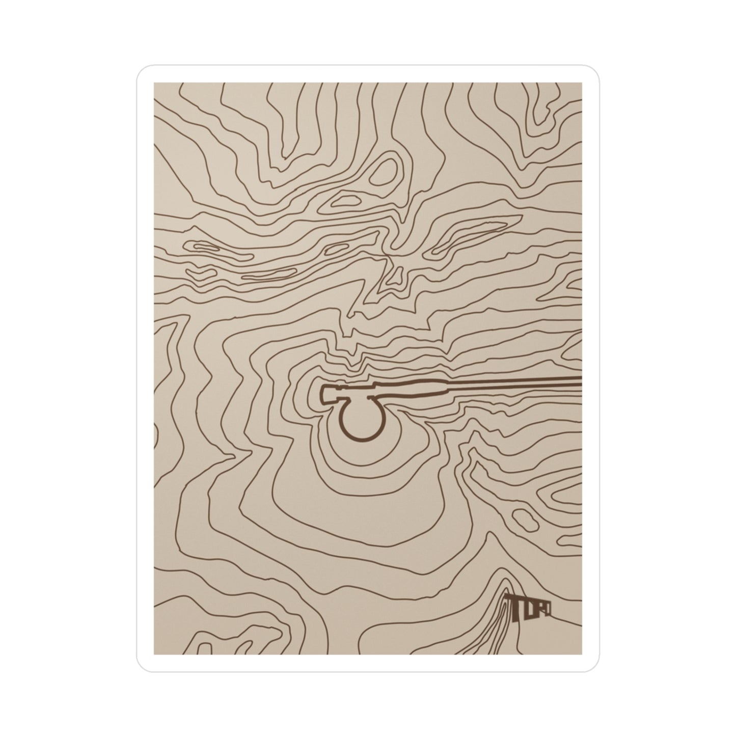 Fly Rod Vinyl Decal