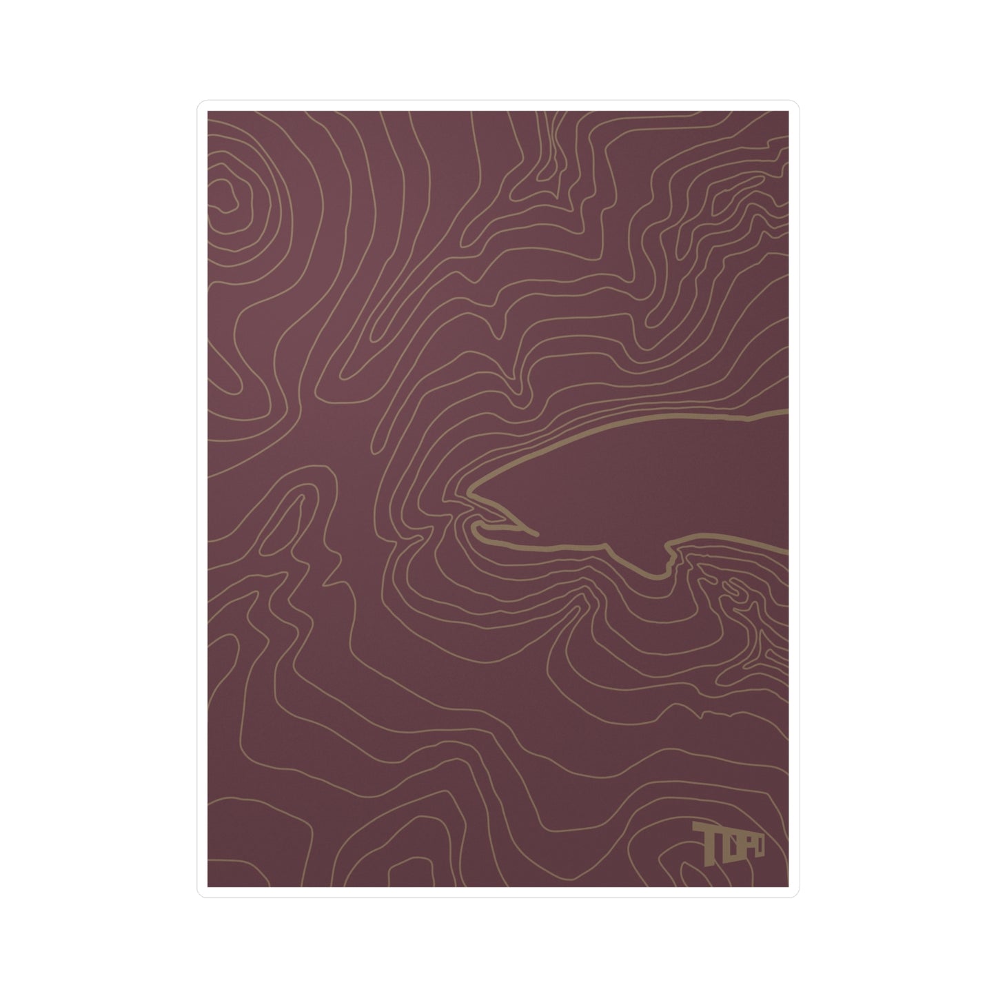 Dark Brown Vinyl Decal