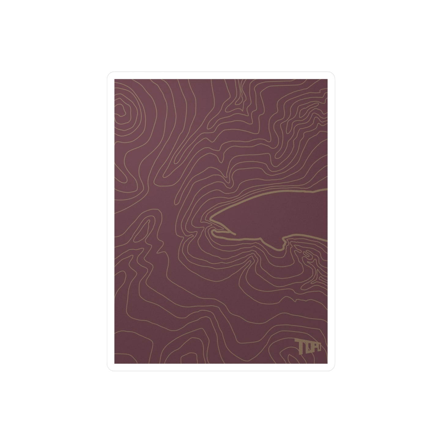 Dark Brown Vinyl Decal