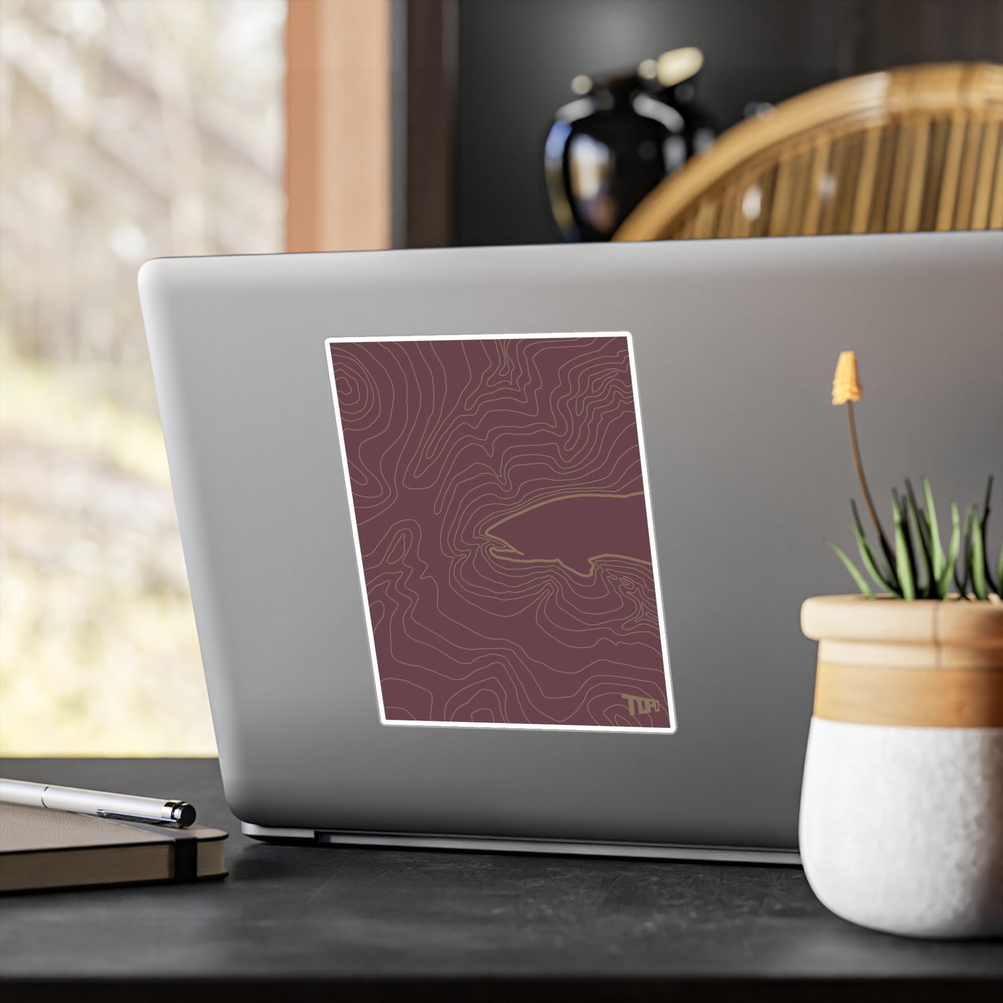 Dark Brown Vinyl Decal