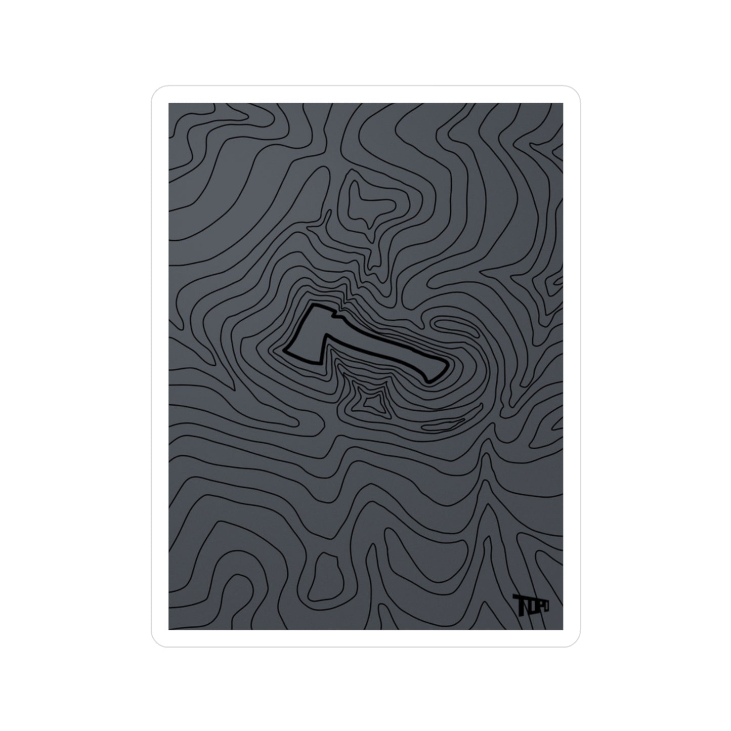 Hatchet Vinyl Decal