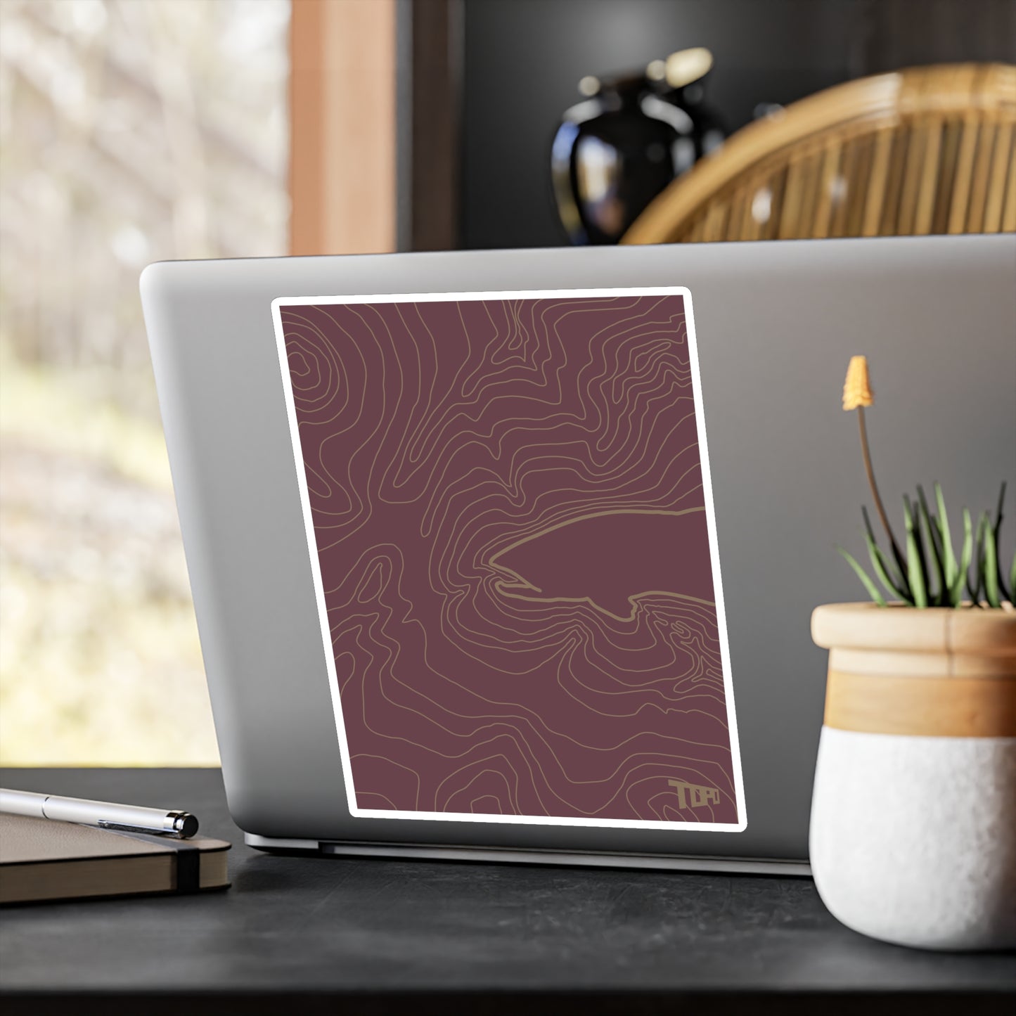 Dark Brown Vinyl Decal