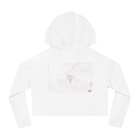 Women’s Cropped Daisies Hoodie