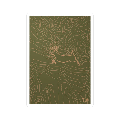 Jump like a Deer Vinyl Decal