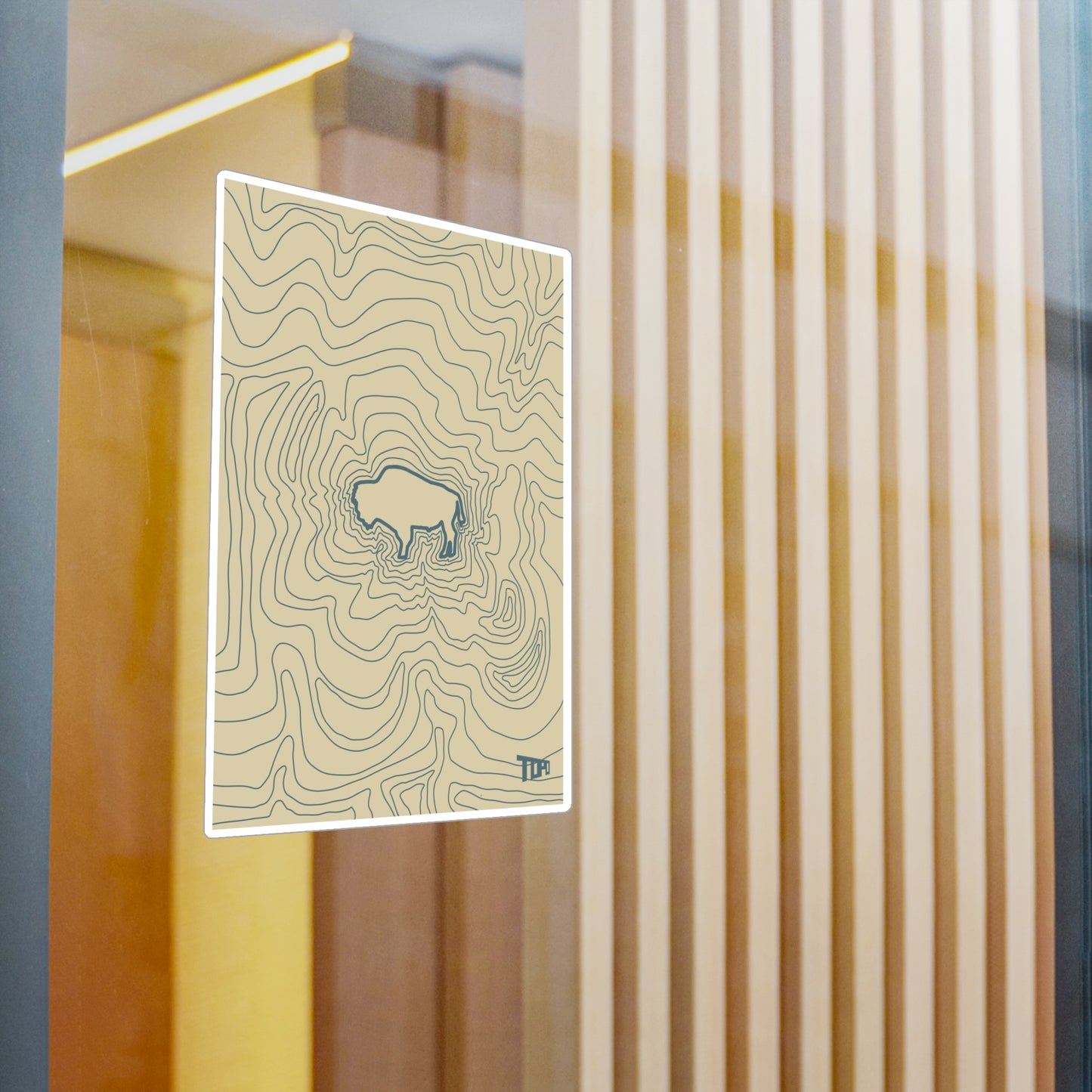 Bison Vinyl Decal