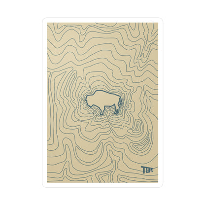 Bison Vinyl Decal