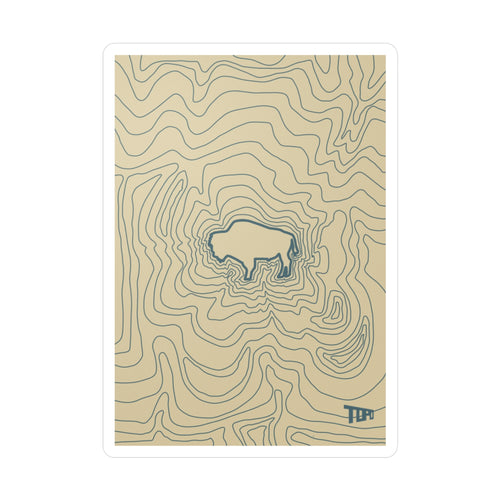 Bison Vinyl Decal