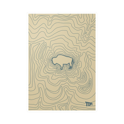 Bison Vinyl Decal