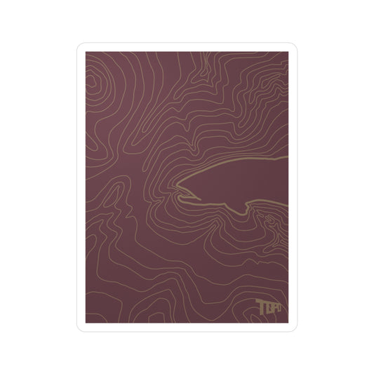 Dark Brown Vinyl Decal
